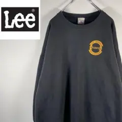 Lee リー　スウェットトレーナー　バックプリント　ビッグサイズ　裏起毛