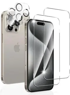 iPhone15プロマックス 保護フィルム 強化ガラス カメラ保護