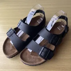 BIRKENSTOCK サラゴサ ブラック バックベルト 極美品 25cm - メルカリ