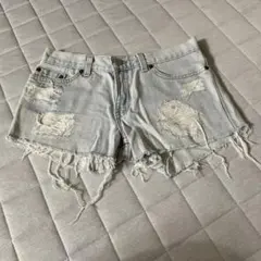 Levi's ライトブルー デニムショートパンツ