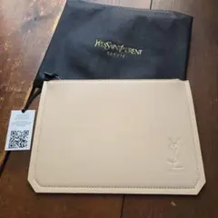 Yves Saint Laurent フラットポーチ ベージュのサムネイル
