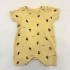 アンパンマン 半袖ロンパース 70cm イエロー