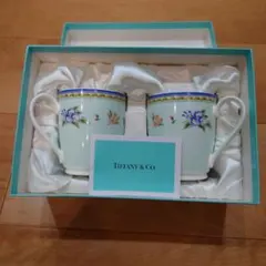 Tiffany & Co 花柄マグカップ 2個セット新品未使用