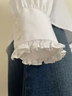 スヌーピー君新品　RALPH LAUREN( XL　袖フリルブラウス 2025年最新】ラルフローレン フリルブラウスの人気アイテム