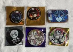 鬼滅の刃　猗窩座　缶バッジ　6点セット