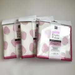 かや織ふきん　クラッシックフルーツふきん　いちご