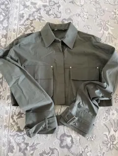 zara ミリタリージャケット