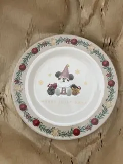 スーベニアプレート　リルリンリン　ディズニークリスマス2025