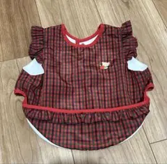 【極美品】familiar お食事エプロン