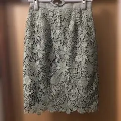 ジャスグリッティー　カーキ　レーススカート