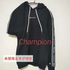 Champion タグ付き　アメリカンフィット スウェット　パーカー ブラック