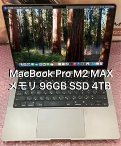 MacBookPro M2 MAX 2023 14インチ 96GB 4TB
