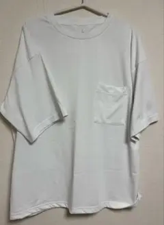 無印良品ホワイト オーバーサイズ Tシャツ Lサイズ