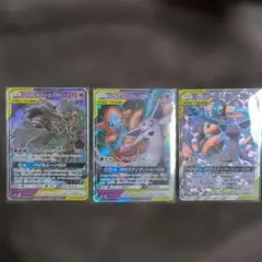 エーフィ&デオキシスGX rr sr オーロット&ヨノワールGX rr
