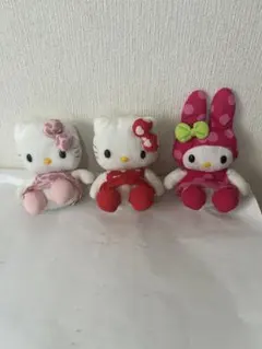 サンリオ ハローキティ ぬいぐるみ マスコット 5点セット まとめ売り