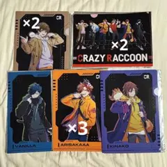CR CRAZY RACCOON GIGO 特典クリアファイル まとめ売りのサムネイル