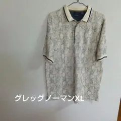 GREG NORMAN 半袖ポロシャツ XLサイズ 総柄のサムネイル