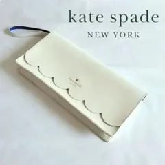 kate spade ケイトスペード クラッチ ミニ バッグ ポーチ 白 青のサムネイル