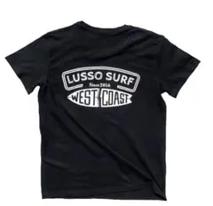 オーバーサイズ　LUSSO SURF ウェストコーストTシャツブラック　Lサイズ