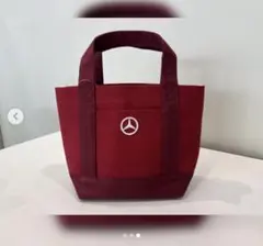 Mercedes-Benz トートバッグ キャンバス ボルドーのサムネイル
