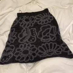 Marimekko x UNIQLO ニットタイトスカート グレー S