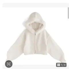 grl フードファーニットパーカー an1497