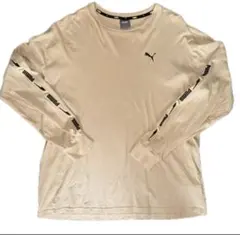 最終値下げ！PUMA ロングスリーブTシャツ XL ベージュ