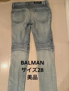 バルマン バイカーデニム パンツ グレー 30 - メルカリ