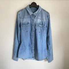 【最終価格】ザラ　デニム　シャツ　ZARA