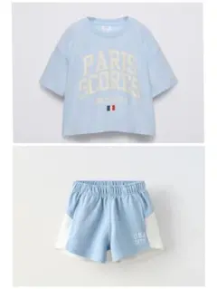 新品 zaraザラ　Tシャツ、ショートパンツ　122cm130cm120cm