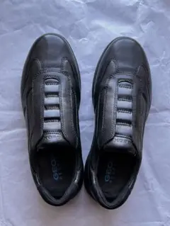 GEOX respira 25cmブラック スリッポン レザー