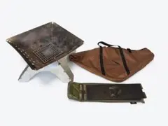 【お得3点セット】テンマクデザイン フラット焚火台L ＋風防・灰受け付のサムネイル