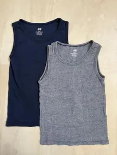 H&M オーガニックコットン タンクトップ 2枚セット　サイズ120のサムネイル
