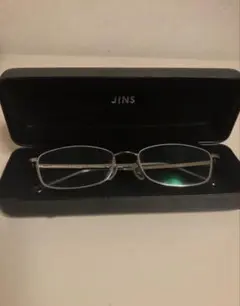 Rim Titanium ハーフリムメガネ 度あり シルバー JINS ジンズ - メルカリ