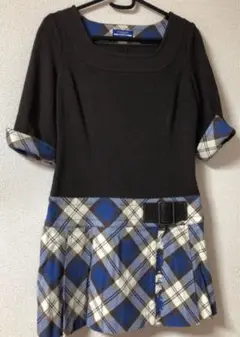 美品 バーバリー ワンピース