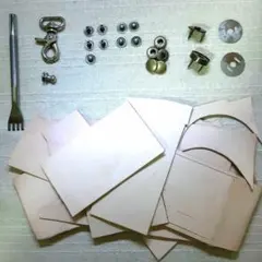 レザークラフト素材と工具セット