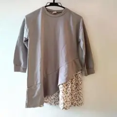 Bee des Bee 花柄七分袖ワンピース 130