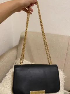 CHarles&Keithブラックショルダーバッグ 金具付き