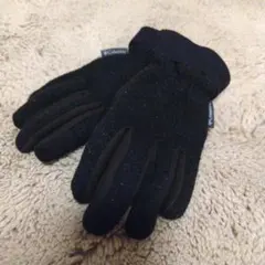 Columbia ブラック手袋 ニットカフ付き