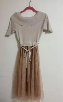 【新品未使用】オペークドットクリップ 夏用ワンピース