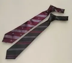 KURI-ORI.EASTBOYストライプデザイン ネクタイ 2本セット