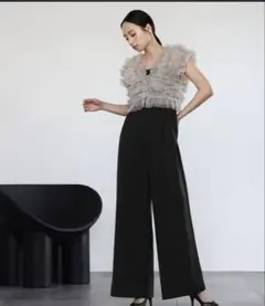 GIRL 3WAYチュールトップス・オールインワンセット 結婚式 パンツドレス