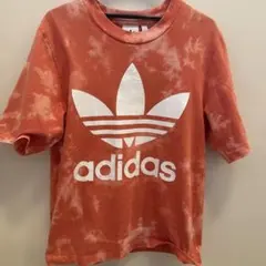 adidas タイダイ Tシャツ オレンジ　L