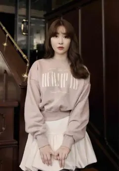 herlipto cafe スウェット cream UNISEX ユニセックス Her lip to CAFE Original Goods