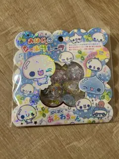 あわわちゃん　おはじきシールフレーク　おはじきシール　プチドロップステッカー