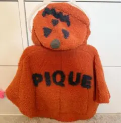 希少 ジェラートピケ　ジェラピケ　ベビー かぼちゃ　ベビーポンチョ