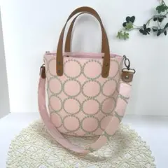 超メルカリ市価格》ミナペルホネン オパール底トートバッグ肩掛け 