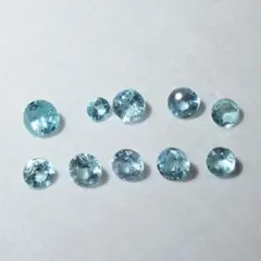 アクアマリン ルースセット ラウンド16石 合計約3.33ct - メルカリ