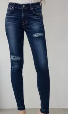 AZUL BY MOUSSYリペアスキニーDENIM