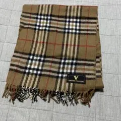 VINCENZO VALENTINO チェック柄マフラー